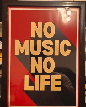 no music no life (solo poster )