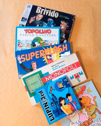 DIECI Giochi da tavolo --anni 70 80--