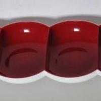 Antipastiera Tupperware allegra rossa e bianca 