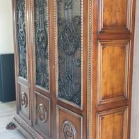 Mobile LIBRERIA-MADIA-CREDENZA-VETRINA antica