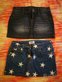 Minigonne jeans bambina età 8 anni