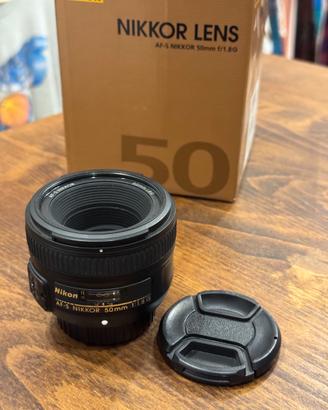 Nikon AF-S 50mm f/1.8G, perfetto, con scatola