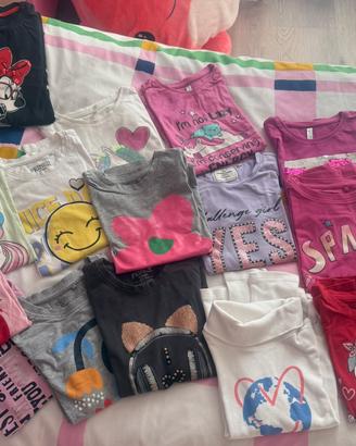 Maglia e pantaloni leggings 8/10 anni 2€