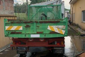 Fiat iveco 79.14 ribaltabile trilat. con gru