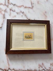 Cromolitografia d’arte su foglia d’oro