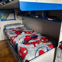 Moretti Compact, letto a castello con scala