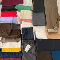 Lotto 50kg di stoffe varie