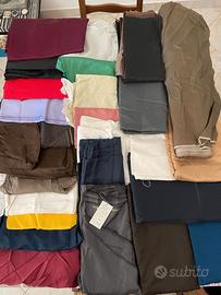 Lotto 50kg di stoffe varie