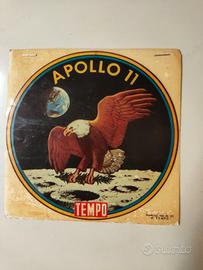 ADESIVO ORIGINALE APOLLO 11  SBARCO LUNA 1969
