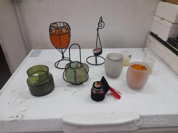 Lotto Porta Candele / Lanterne Vintage