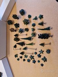 Arredi Per Plastico Ferroviario H0 Lotto Alberi E 