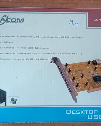 scheda USB 4 porte