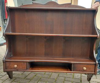 Piattaia pensile legno massello noce