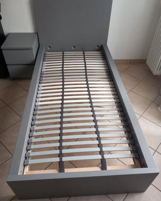 Struttura Letto IKEA Malm Grigio