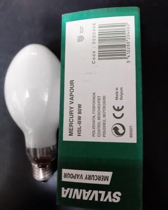 Lampada Vapori di Mercurio 80W
