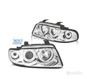 FARI PER AUDI A4 B5 94-99 ANGEL EYES CCFL FONDO CR