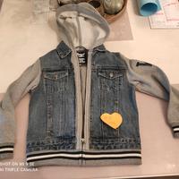giacca jeans felpata