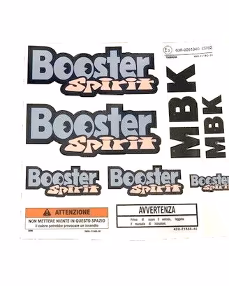 Mbk Booster Spirit Kit Adesivi Stickers aufkleber 