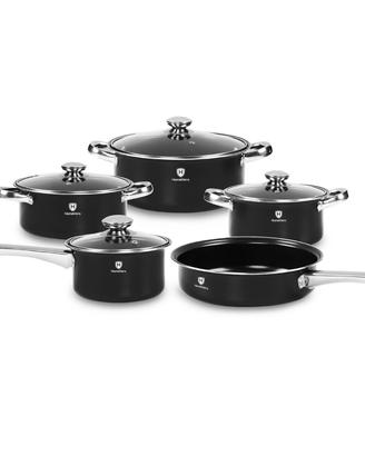 Set Pentole Homevero 9 pezzi nero