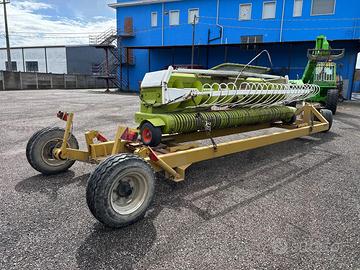 Barra pick up Claas con carrello idraulico