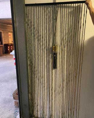 Tenda perline in legno per porta