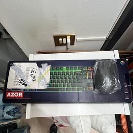 Tastiera Gaming Trust GXT Azor RGB + Mouse Logi