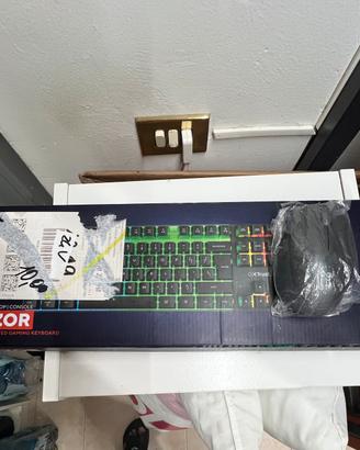 Tastiera Gaming Trust GXT Azor RGB + Mouse Logi