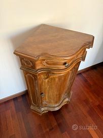 Angoliera / Mobile angolare vintage in legno