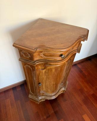 Angoliera / Mobile angolare vintage in legno