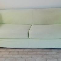 Divano 3 posti color verde chiaro