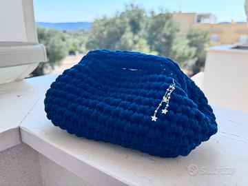 Borsa Clutch all’uncinetto