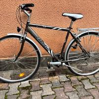 Bici uomo Carnielli City Explorer nera e argento.