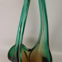 Vaso in vetro sommerso di Murano