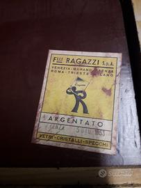 Specchio antico argentato F.lli Ragazzi 1953