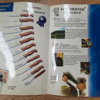 Valigia set completo coltelli e posate