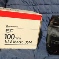 Obiettivo Canon EF 100mm 2.8 Macro USM