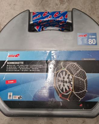 Catene neve Alpine 80 9mm+Rhutten Tecnika 100 9mm