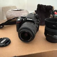 Nikon D5100 + obiettivi 18-55, e 35mm F1.8