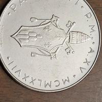 100 lire città del Vaticano 1972