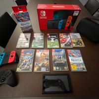 Nintendo Switch con accessori e giochi originali