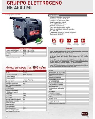 Generatore di corrente mosa inverter