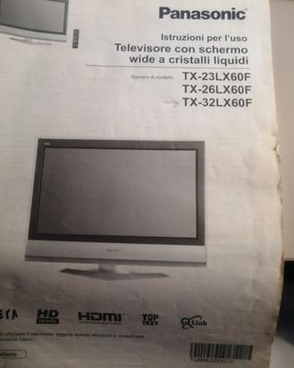 tv Panasonic Lcd 32 pollici TX-32LX60F