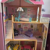 Casa in legno bambole/Barbie
