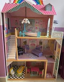 Casa in legno bambole/Barbie