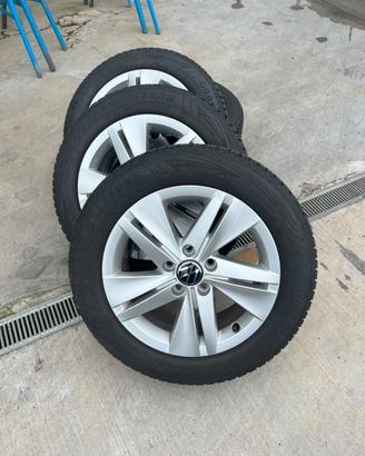 RUOTE CERCHI IN LEGA DA 16" PER VW GOLF AUDI A3