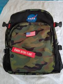 Nasa Zaino ovetto XL triplo 3 zip/scomparti 