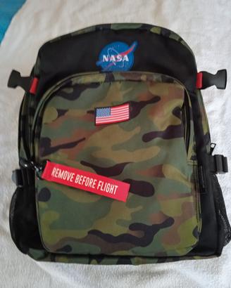 Nasa Zaino ovetto XL triplo 3 zip/scomparti 
