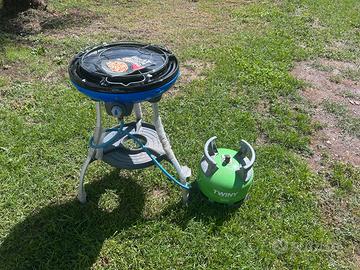 Fornello bbq cadac con bombola