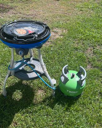 Fornello bbq cadac con bombola