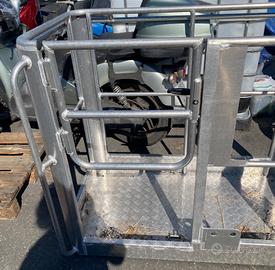Cesta alluminio per piattaforma